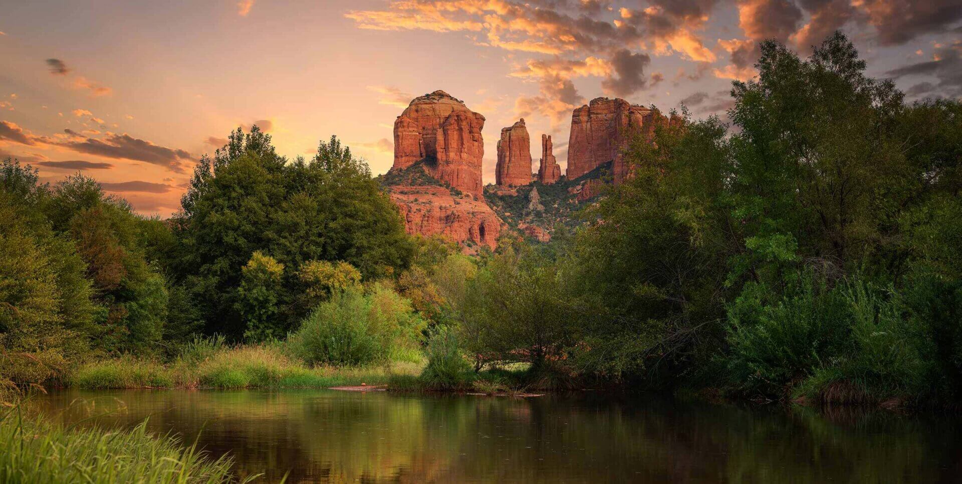 Sunset at Cathedral Rock