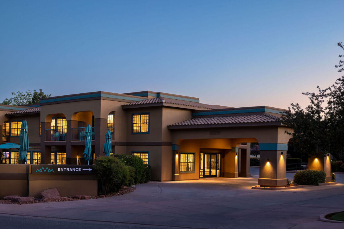 Mountain Modern Sedona exterior entrance street view