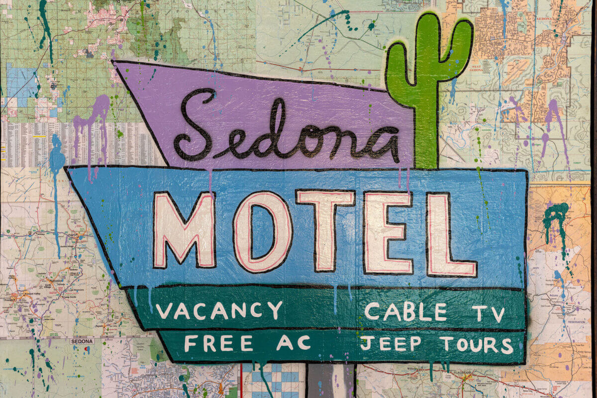 Artwork at Mountain Modern Sedona