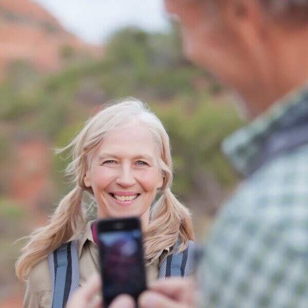Senior couple enjoying Sedona